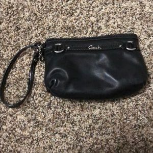 Coach Leather Wristlet